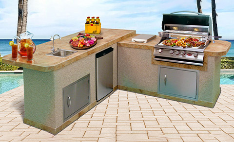 Outdoor BBQ Islands Grills Carts and Accessories for sale in Vancouver
